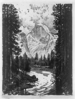photo courtesy of Library of Congress The sentinel from the river by Joseph Pennell Signed and dated on plate, signed in crayon