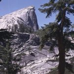side view of Half Dome