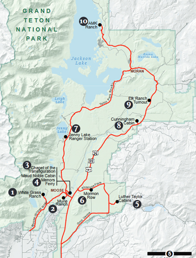 Trail map grand 2025 teton national park