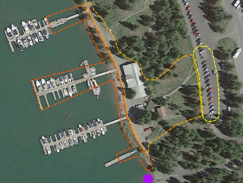 map of Colter Bay campground Grand Teton National Park – Mary Donahue