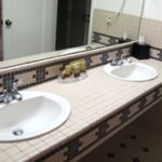 bathroom counter
