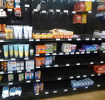 partially empty Yosemite store shelves