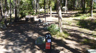 large campsite