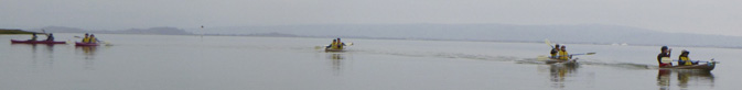 some kayak racers went straighter than others