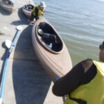 lifting kayak off dock