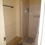 stall shower in small room