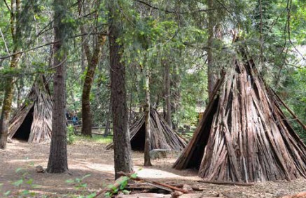 Indian Cultural Village behind Yosemite Museum 