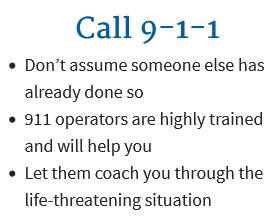 call 911, don't assume someone else has