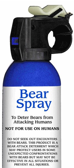 can of bear spray