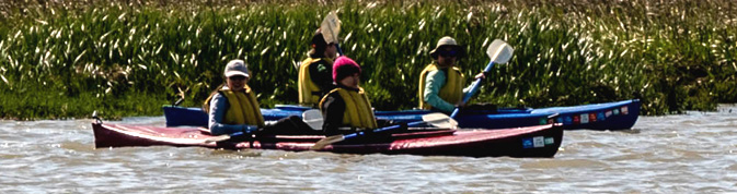 two kayaks