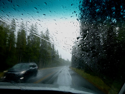 rain on windsheild