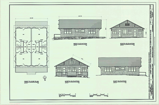 floor plan of cabin