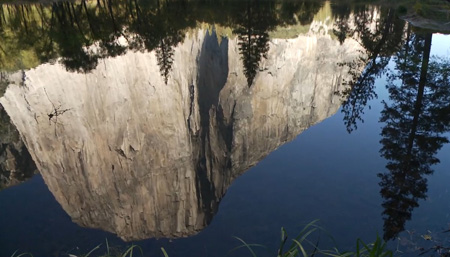 El Capitan reflected in water