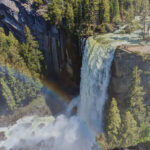 waterfall and rainbow