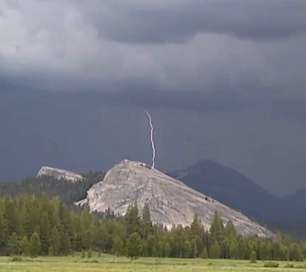 lightning strike on dome