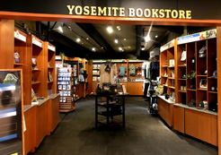 bookstore with shelves of goods