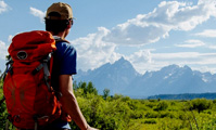 hiker with large daypack