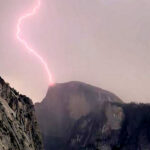 lighting hitting top of dome