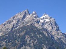 tops of peaks