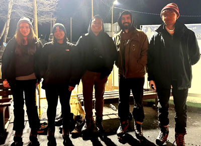 people wearing ice skates