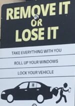 sign says remove it or lose it