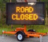 sign says road closed