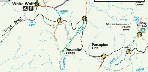 map of trailheads