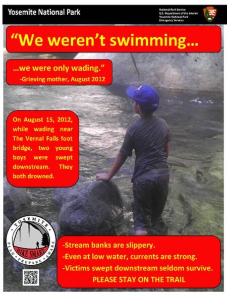 poster says we werent swimming, we were only wading